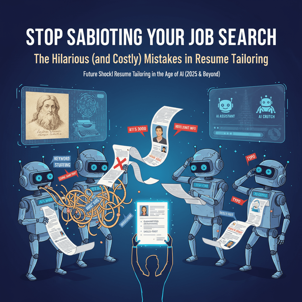 Stop Sabotaging Your Job Search: The Hilarious (and Costly) Mistakes in Resume Tailoring